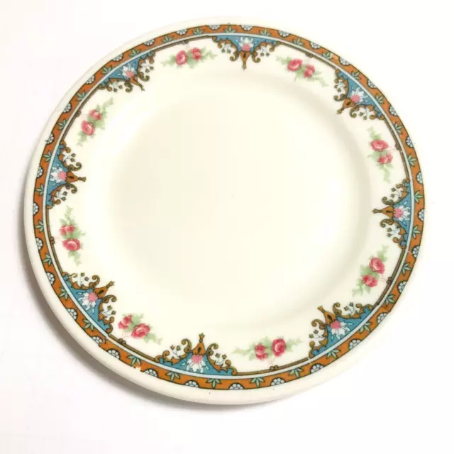 Mayer China Duval Pattern "True Ivory" Backstamp 5.5 Inch Side Plate Bread Dish