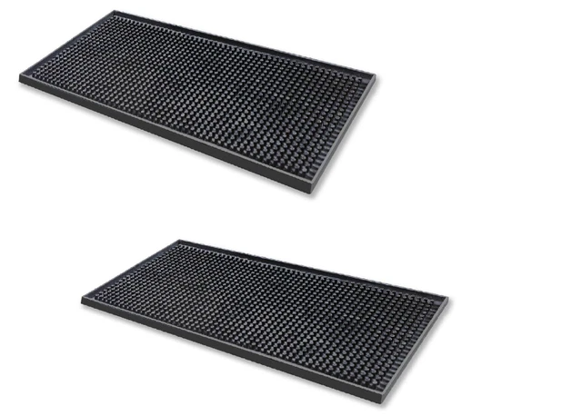 2er Pack Mini Friseur Station Matte für Haarstyling Werkzeuge Rasierstab Matte 15x30cm