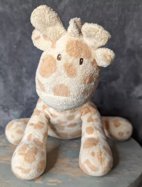 M&S Marks and Spencer Sitting Giraffe Rattle Soft Plush Toy