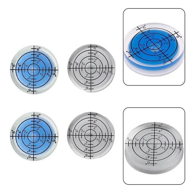 Bilancia permanente livello perline bianco blu 32 x 7 mm bolla fantasma Mark