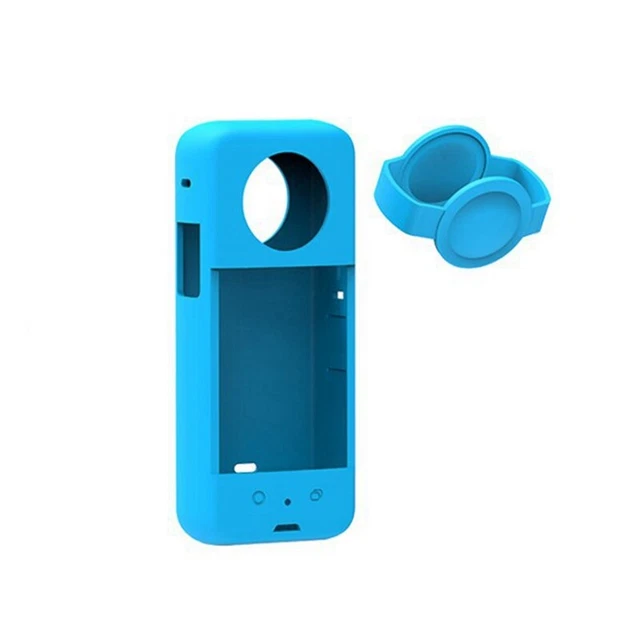 Funda de silicona para cámara para cámara Insta 360 X3 cámara de acción panorámica a prueba de polvo sil M9E7