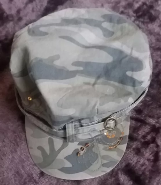 ❤️🌟 Next 🌟Camo Cap ❤️ Beret ❤️ Hat ❤️ Girls.Age 3 - 6 Years 🌟❤️