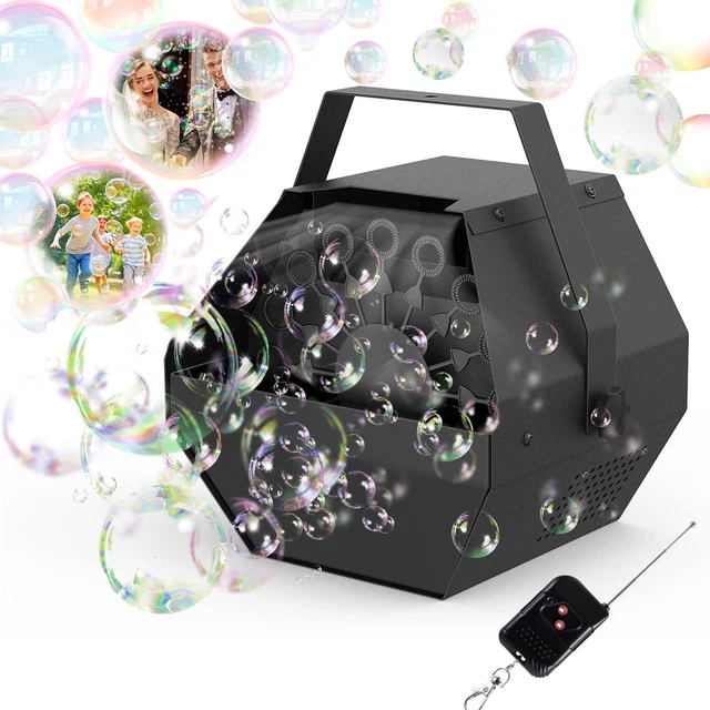 Automatic Bubble Machine Maker High Output Auto Blower Party Stage DJ Wedding US