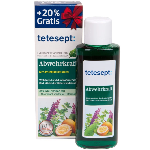 Tetesept Abwehrkraft - Wohltuendes Y Durchwärmendes Baño Con Aceite de Salvia -