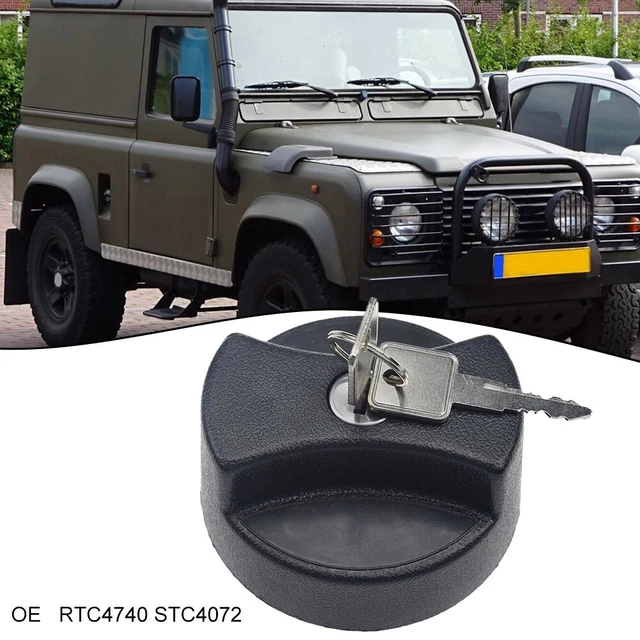 RTC4740 set serratura coperchio serbatoio nero 78*41 mm ABS accessori auto nuovi di zecca