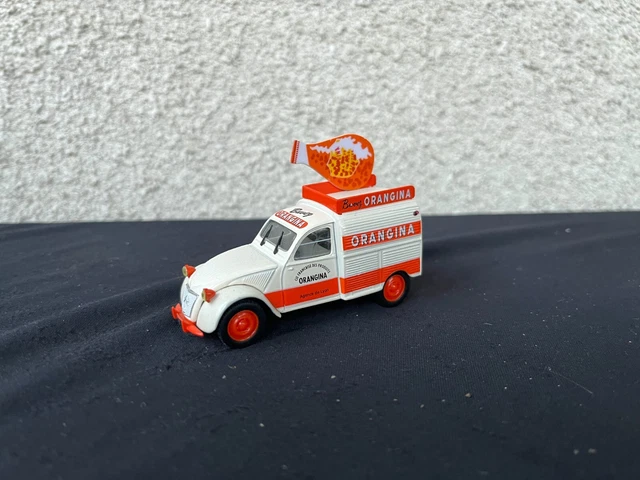 Miniature Citroën 2 CV AZU Orangina 1956 - Échelle 1/43, Altaya, Occasion Comme Neuve