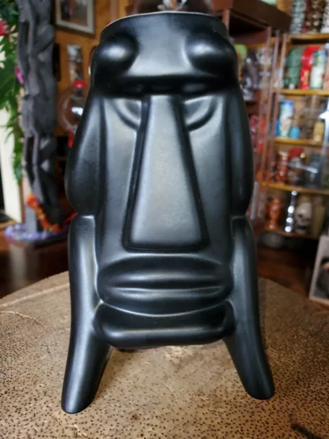 Trader Vic's Suffering Bastard Tiki Mug & stirring stick