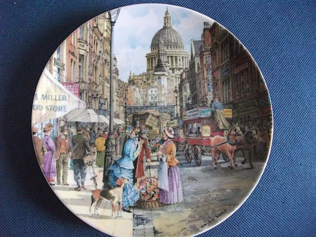 Davenport Pottery Cries of London Collector plates - The Flower Seller - 2098B