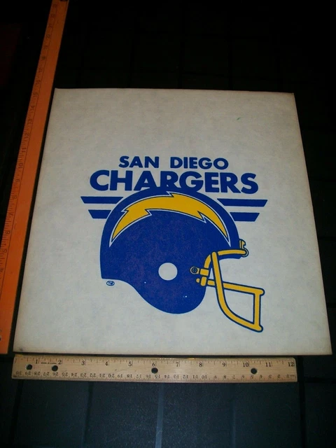 Nfl San Diego Chargers Vintage [70"S?]  Football Helmet Advertising Piece