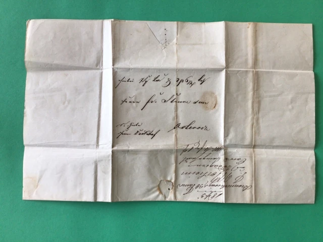 Braunschweig 1845 entire letter cover   Ref A4689