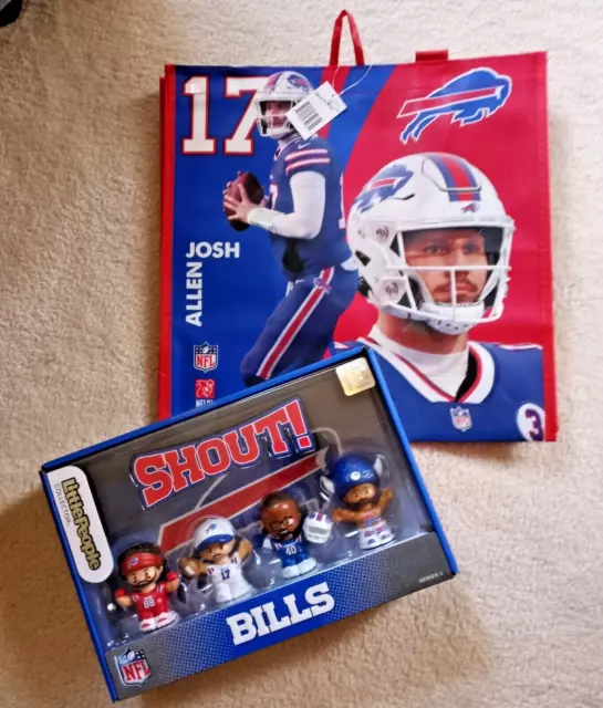 FISHER PRICE BUFFALO BILLS SHOUT Little People 20232024 NIB + Josh
