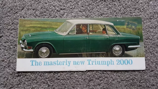 Triumph 2000 Sales Brochure 1963 1964