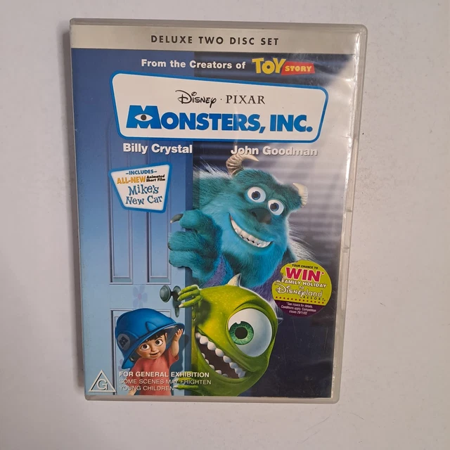 MONSTERS, INC. - Deluxe Edition (2002) Region 4 DVD - Disney Pixar ...