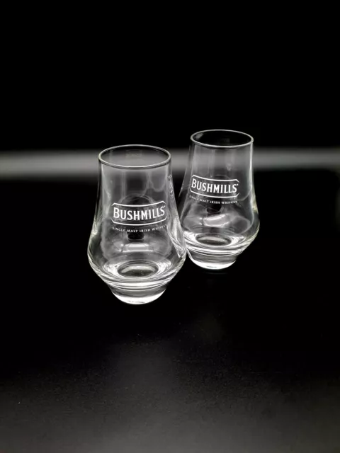 2 The Bushmills Irish Whiskey Nosing Tasting Tulip Gläser I 2er Whisky Glas Set