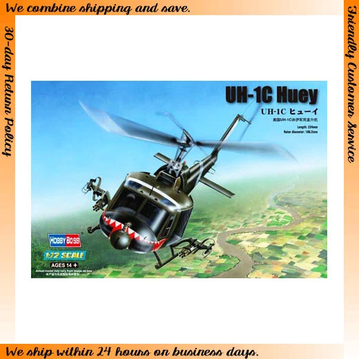 HOBBYBOSS MODEL KIT 1/72 UH1C Huey Helicopter 87229 16.85 PicClick