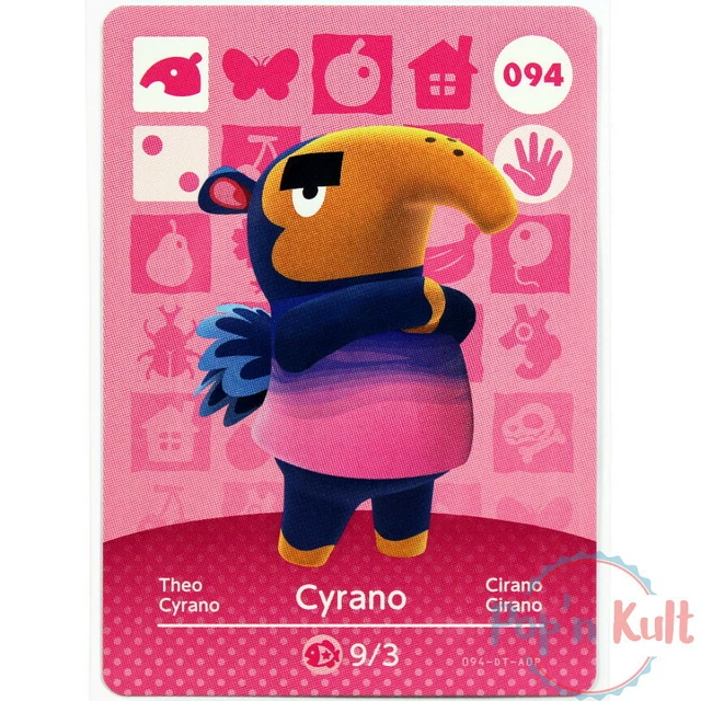 Cheri # 023 Animal Crossing Amiibo Card Series 1 AUTHENTIC NEW NEVER SCANNED