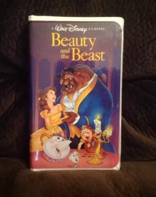 RARE Walt Disney Classic Beauty and the Beast (VHS, 1992) BLACK DIAMOND Tape EUC