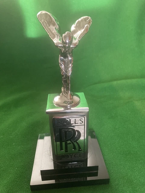 ROLLS ROYCE GENUINE Spirit Of Ecstasy Flying Lady And RR Emblem £350.00 ...