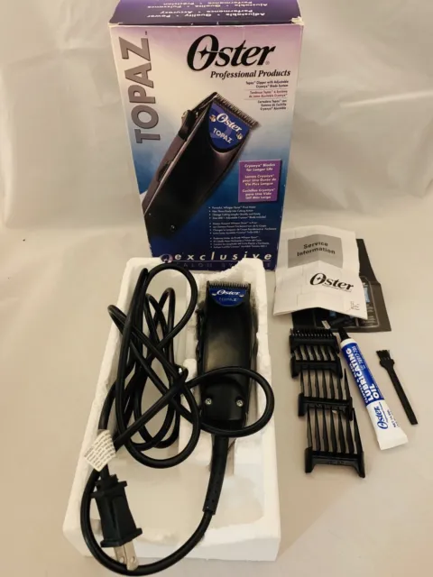 Oster Topaz Professional Clippers Hair Trimmers  Models 23-310A Blue