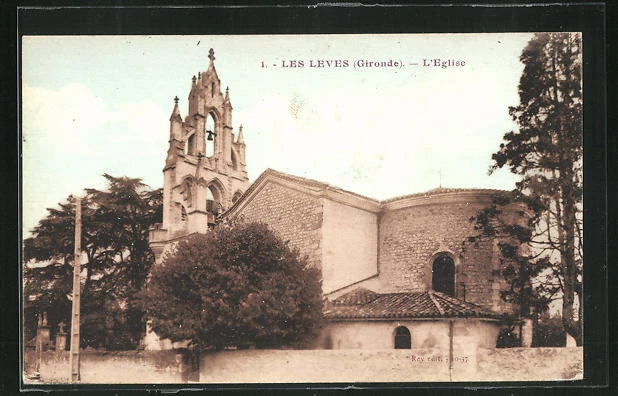 CPA Les Leves, L´Eglise