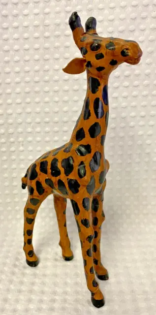 Leather Wrapped Giraffe 11"