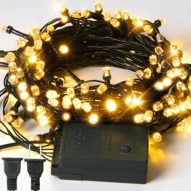 Christmas Lights, 200 LED 66FT Mini String Lights for Xmas Tree Decorations Outd