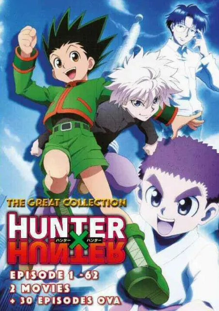 Anime : Hunter x Hunter (1999) + OVA Blu-ray BD 4 Discs Chinese Sub