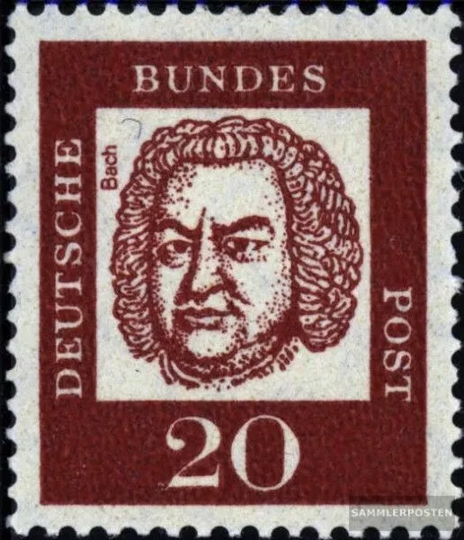 BRD (BR.Deutschland) 352y R mit Zählnummer postfrisch 1961 Bedeutende Deutsche