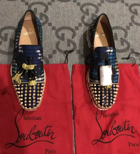 Christian louboutin sales loafers spikes