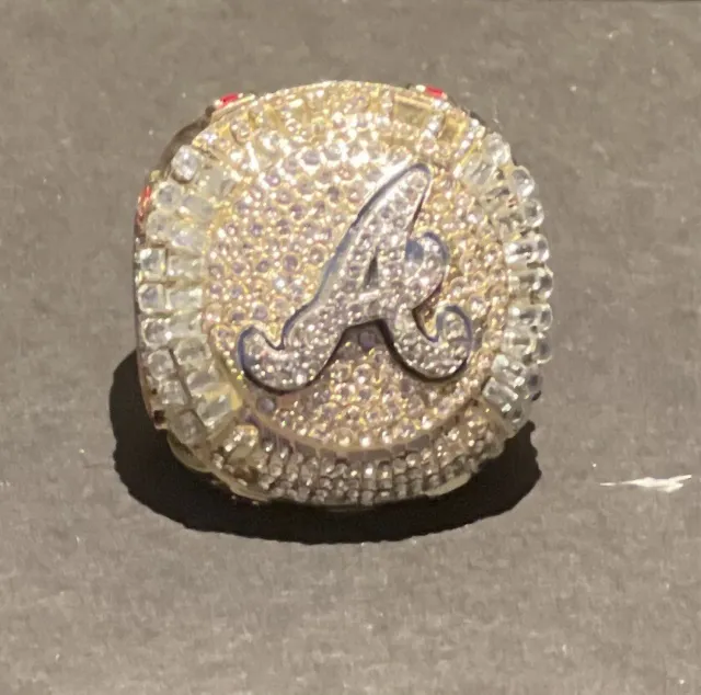 Atlanta Braves 2021 World Series Champions Replica Ring SGA With Box 📦 Original