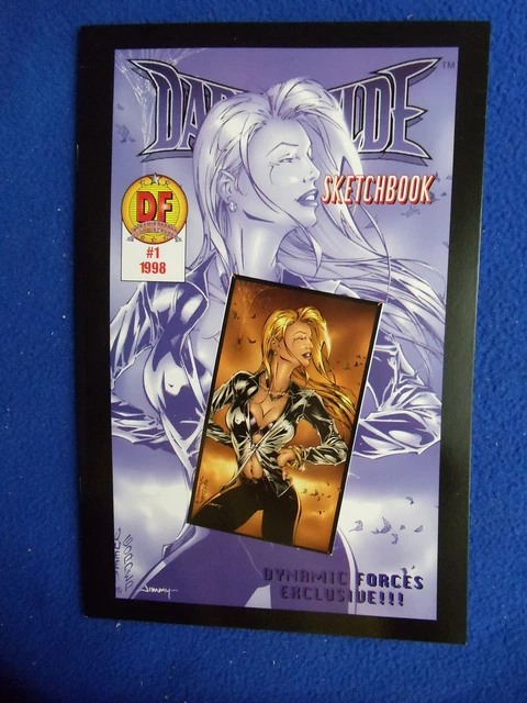 Darkchylde Dynamic Forces Exclusive Sketchbook W/Coa  1998  #1447/15,000