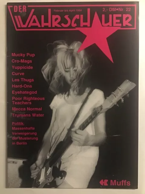 Der Wahrschauer Nr. 22 Indie Punk Fanzine Muffs Hard-Ons Mucky Pup Cro-Mags