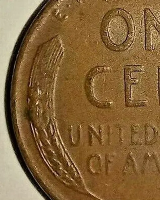1953 P Usa Lincoln Head Penny - Small Us One Cent -  Wheat 1953-P- Reverse Error