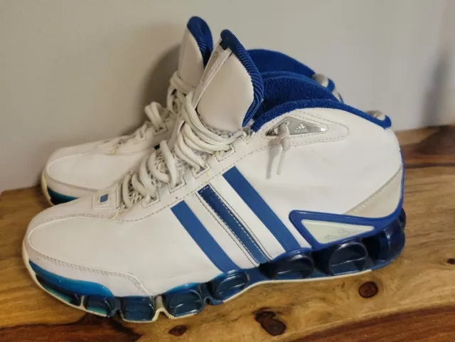 ADIDAS 2006 Kevin Garnett 2Malik White And Blue Sneakers Shoes Size 8 Used $40.00 PicClick