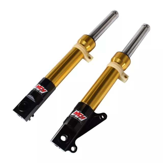 Ncy Front Forks Shocks (Gold ,Disc Brake Type) Honda Ruckus, Dio