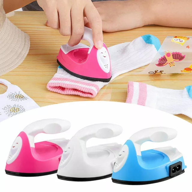 Mini Electric Iron Portable Travel Crafting Craft Clothes Sewing Supplies