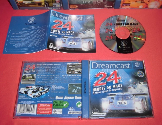 Jeu 24 Heures Du Mans Sur Sega Dreamcast (PAL FR) - Boîte, Notice - Console Incluse