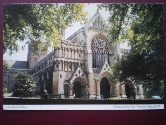 Postcard Hertfordshire St Albans Abbey