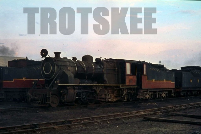 35mm Slide INDIA Indian Railways Steam Loco 5093 c1976 Original