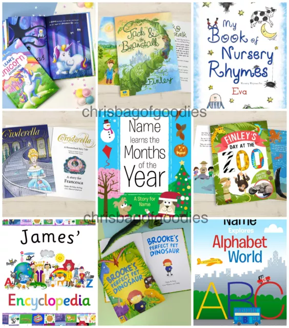 PERSONALISED READING BOOKS For Children Bedtime Toddlers Girls Boys Kids STORY