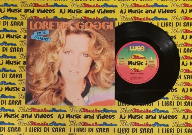 LP*45 7" LORETTA GOGGI Full of Love Farewell North Star 1982 Italy WEA