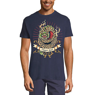 ULTRABASIC Homme T-shirt Dragon Spirit - Esprit du dragon - Tee shirt vintage
