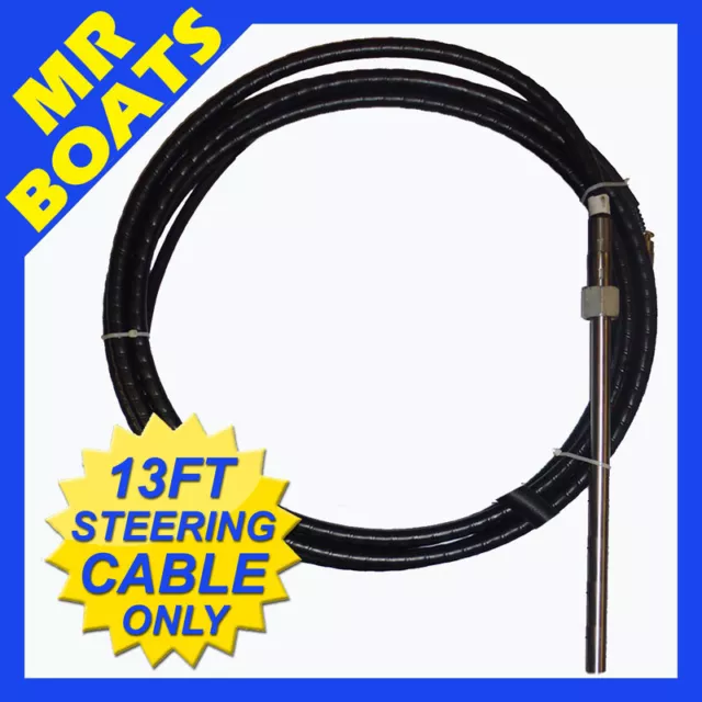 13FT BOAT ✱ STEERING CABLE ONLY ✱ 3.96M - Teleflex Multiflex Nautiflex FREE POST