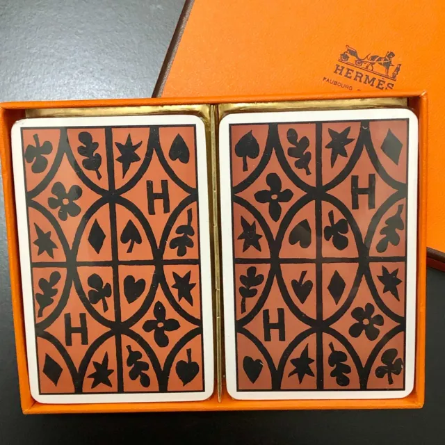 HERMES x Keith Haring Playing Cards Trump 2 Decks France Limited Rare Box  Gift