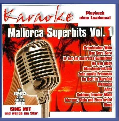 Karaoke CD-Mallorca Superhits 2 (2002) Griechischer Wein, Que sera sera, .. [CD]