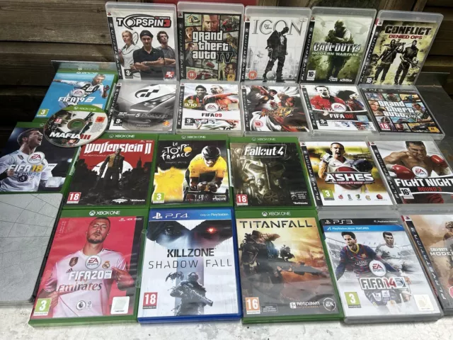 Joblot Bundle Ps3 Xbox One PS4 Games