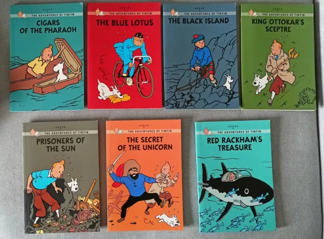 Lot Les aventures de Tintin Anglais - Bon état ! - Photo conforme !