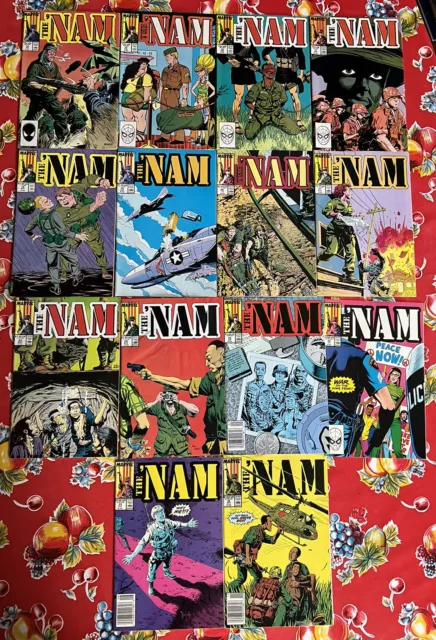 THE ‘NAM (Marvel Comics, 1987-1989) 14-issue Lot: #s 14-22 and more