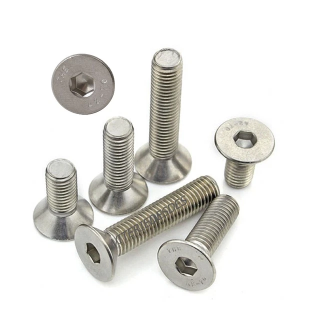 Set 160 Pezzi Viti E Dadi M6 Acciaio Inox | Testa Cilindrica E Svasata | Per Fai Da Te E Riparazioni - Foto 5