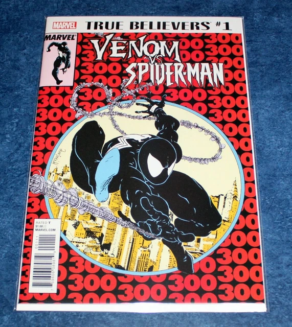 MARVEL TRUE BELIEVER 1st app VENOM AMAZING SPIDER-MAN 300 reprint TODD McFARLANE
